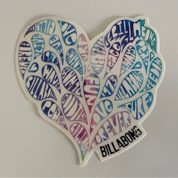 Bundle of 2 BILLABONG Skate, Surf, Snow Stickers - Picture 3 of 3